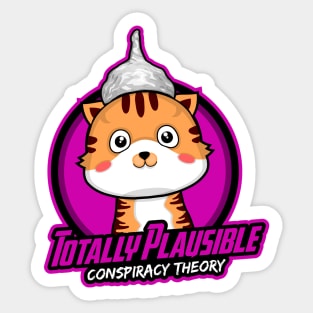 TinFoil Cat Sticker